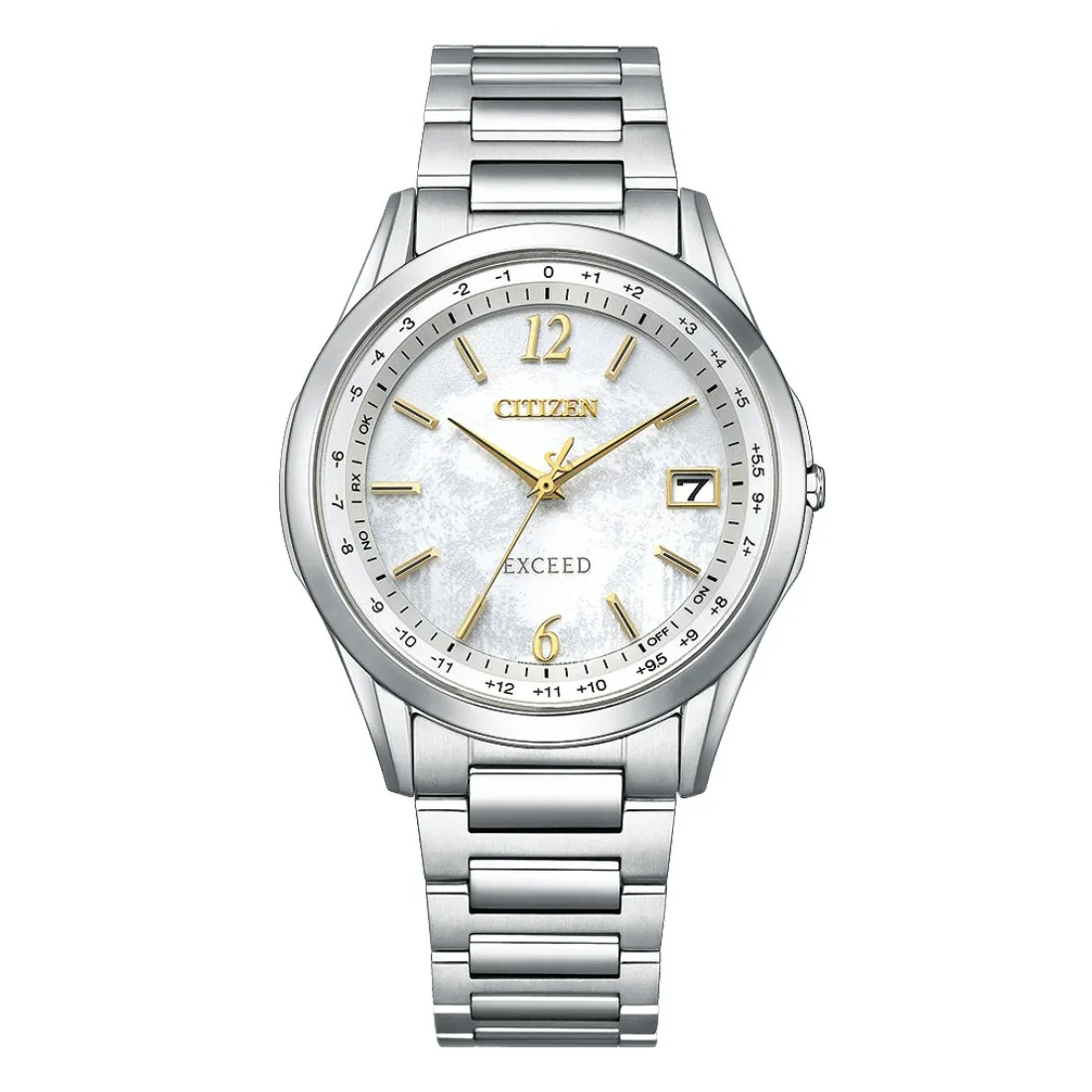 Citizen CB1110-70A Exceed Limited Model White Dial Photovoltaic Eco-Drive Watch