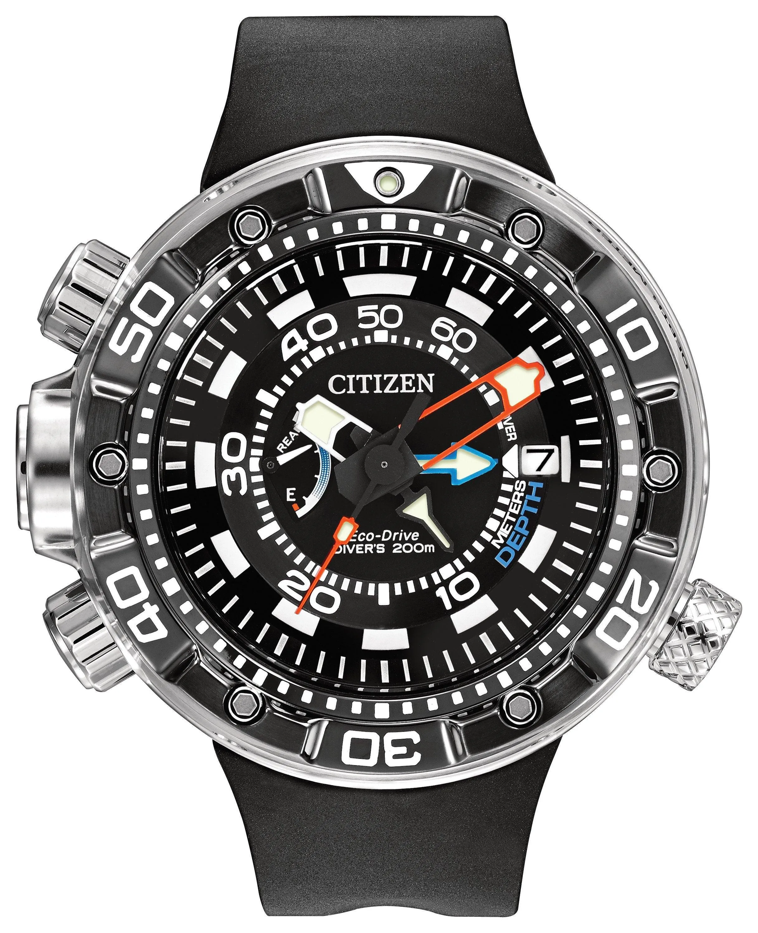 Citizen Eco Drive Promaster Aqualand 200M Depth Meter Men's Watch BN2029-01E