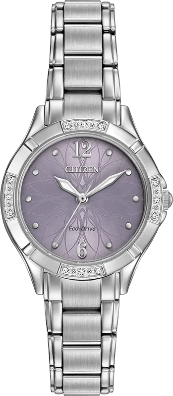 Citizen Eco Drive Silhouette Diamond Women's Watch EM0450-53X
