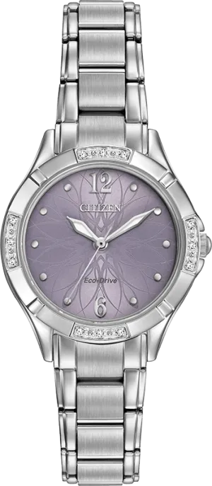 Citizen Eco Drive Silhouette Diamond Women's Watch EM0450-53X