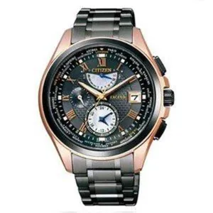CITIZEN EXCEED LIGHT in BLACK ECO DRIVE AT9055-54E MEN WATCH