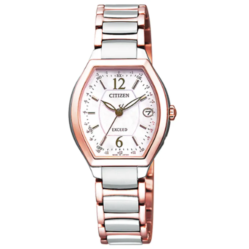 CITIZEN EXCEED Sakura Pink Eco Drive Radio ES9342-50W from Japan