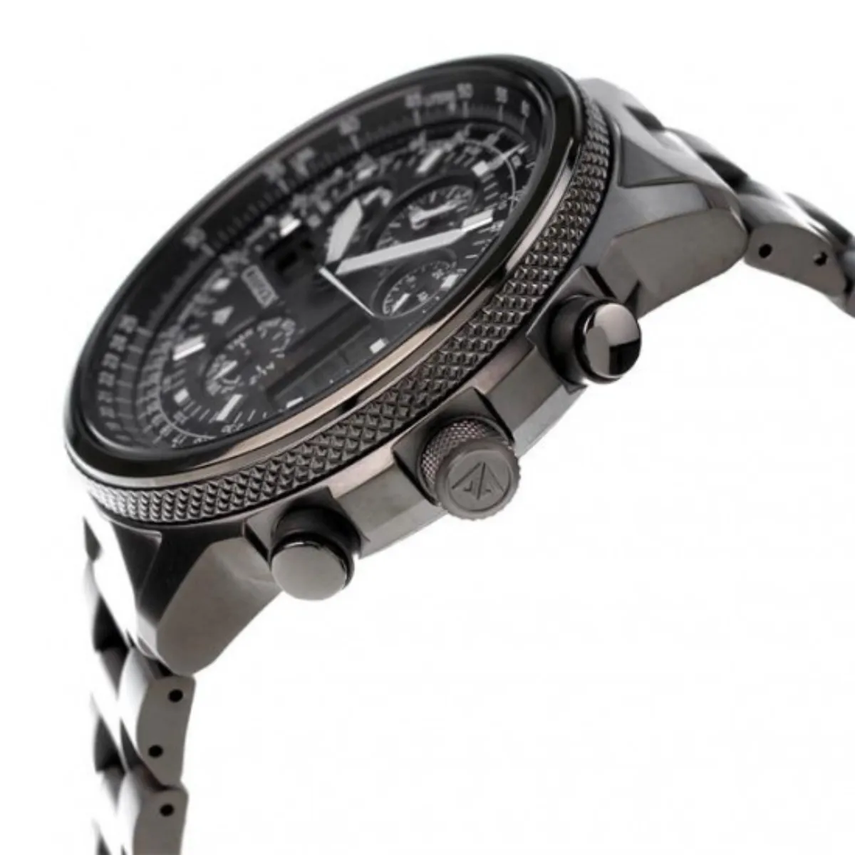 Citizen Promaster JY8025-59E JY8025 SKY Chronograph Black Dial LCD Eco-Drive Mens Watch