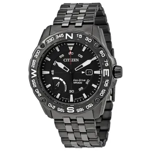 Citizen PRT Dark Grey Dial Men's Compass Watch AW7047-54H