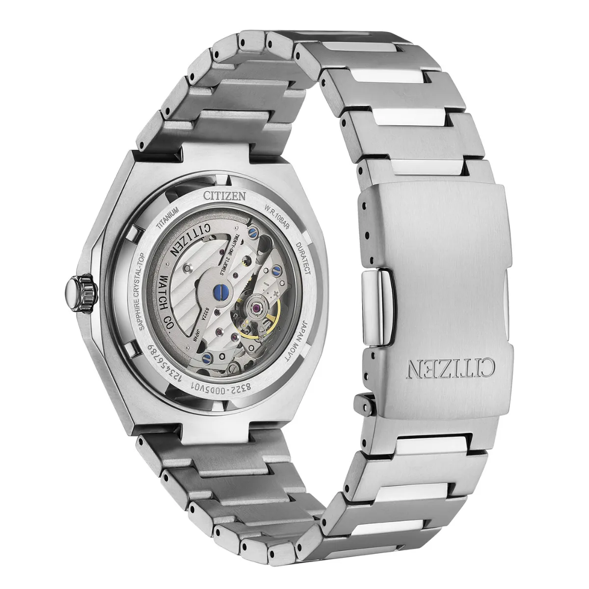 Citizen Zenshin 60 NK5020-58M Mechanical Super Titanium Dark Blue Dial 40MM Watch