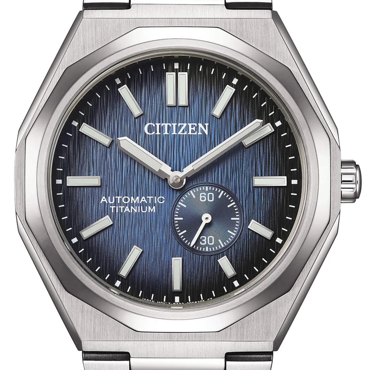 Citizen Zenshin 60 NK5020-58M Mechanical Super Titanium Dark Blue Dial 40MM Watch