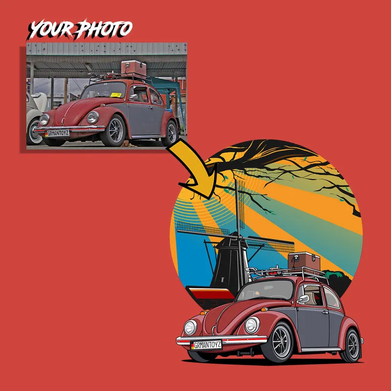 Classic Cars | Custom Digital Drawing