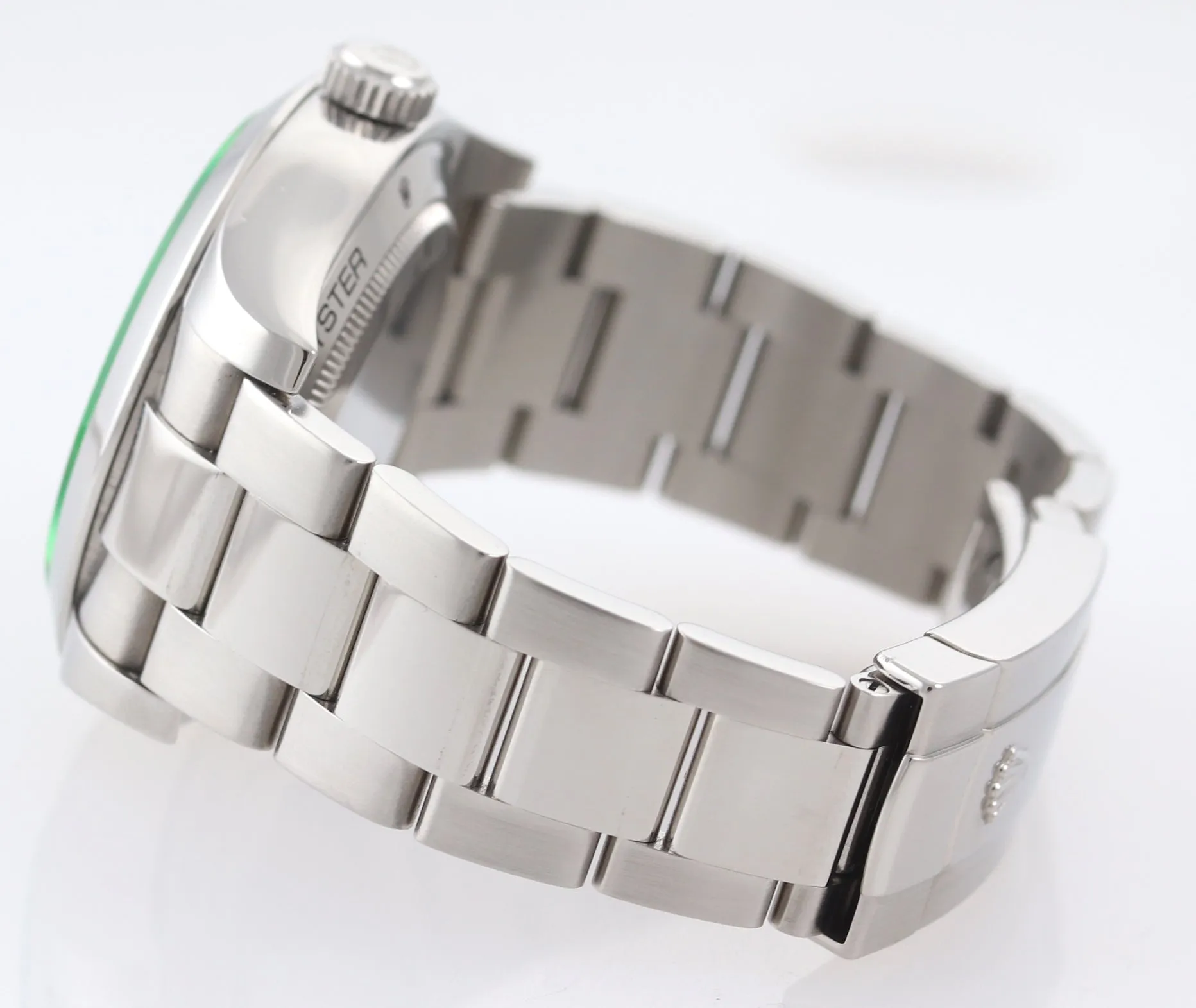 Copy of 2015 PAPERS Rolex Milgauss Green Anniversary 116400gv Steel Black Watch Box