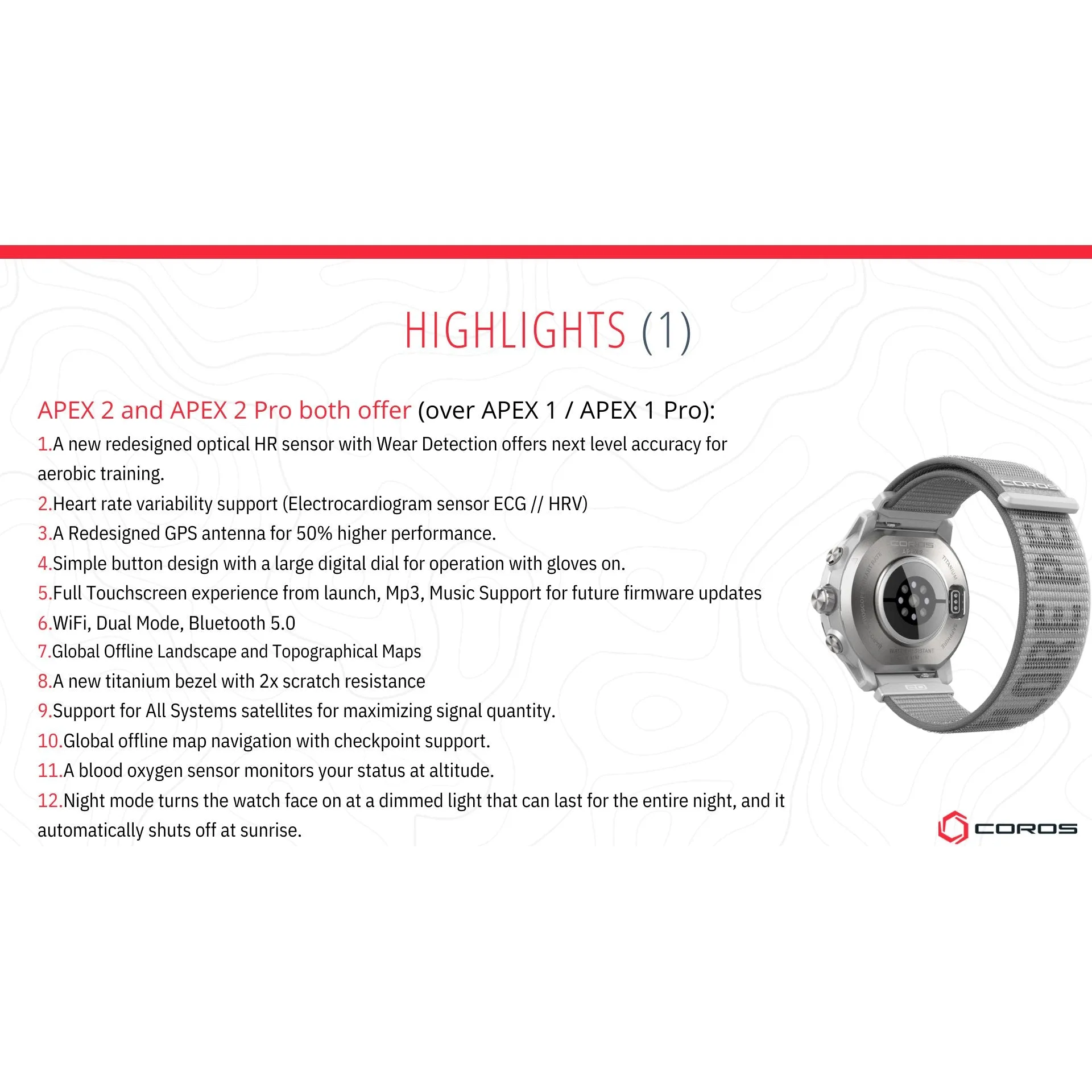 Coros - Apex 2 Outdoor Watch