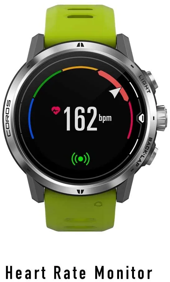 Coros APEX Pro Premium Multisport GPS Watch with Heart Rate and Pulse Ox Monitor, Touch Screen, Baro Smartwatch