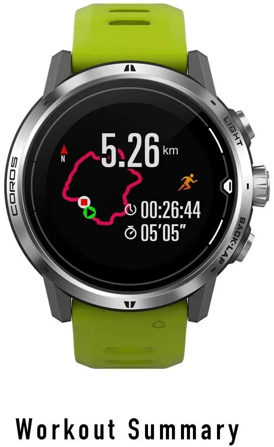 Coros APEX Pro Premium Multisport GPS Watch with Heart Rate and Pulse Ox Monitor, Touch Screen, Baro Smartwatch