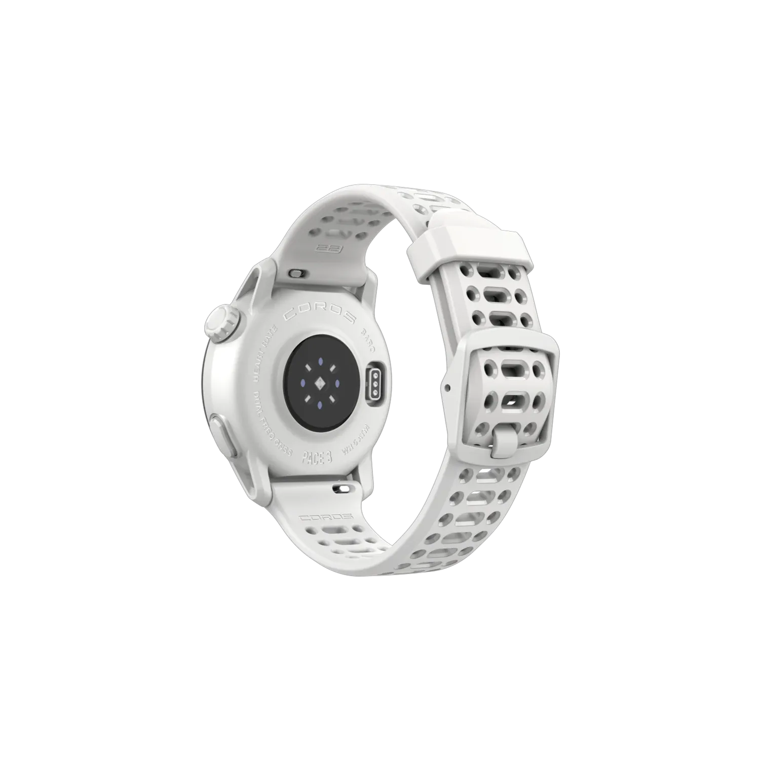 Coros Pace 3 Gps Sport Watch - White Silicon Band