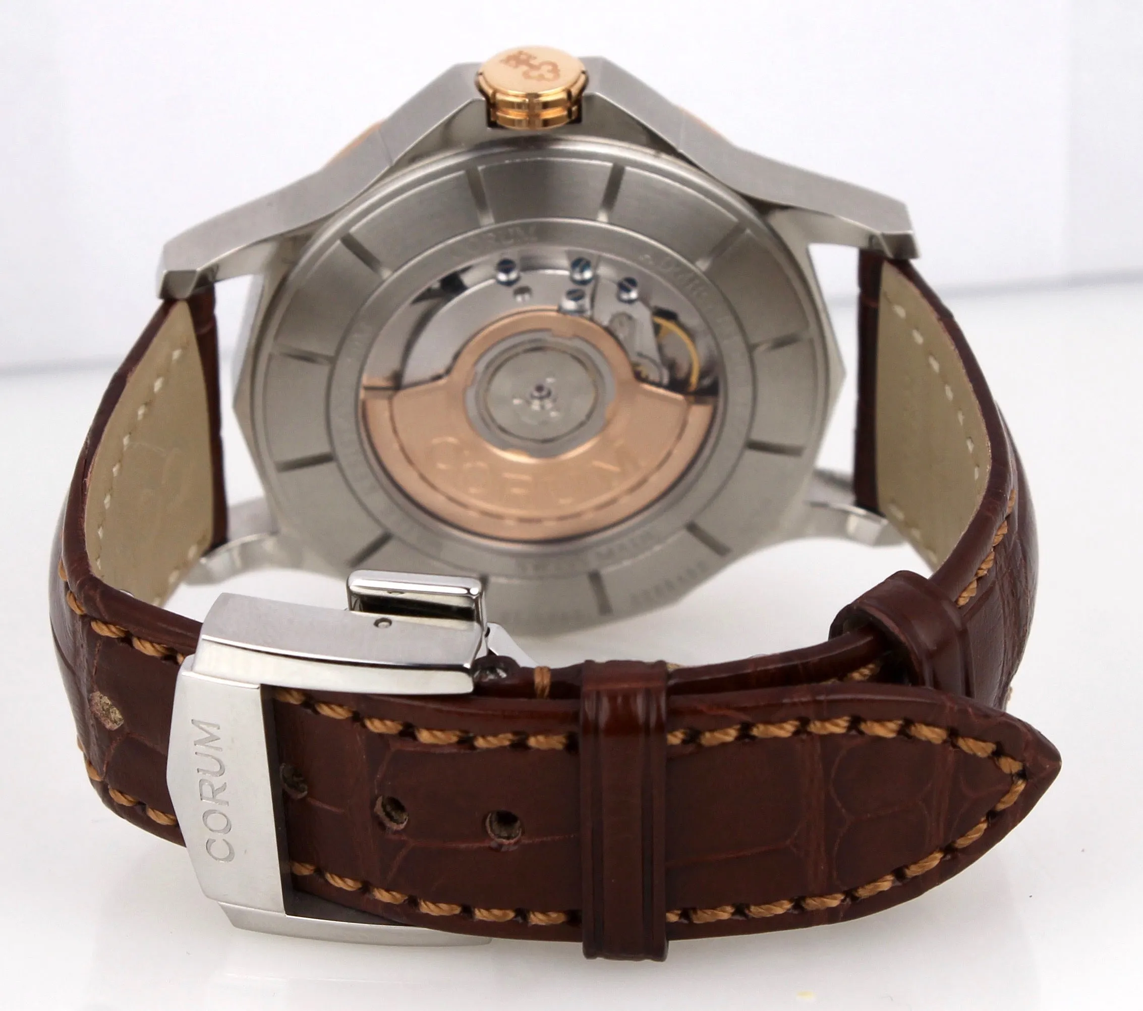 Corum Admiral's Cup Legend 42mm Two-Tone Rose Gold Watch 395.101.24/0F62 FH11