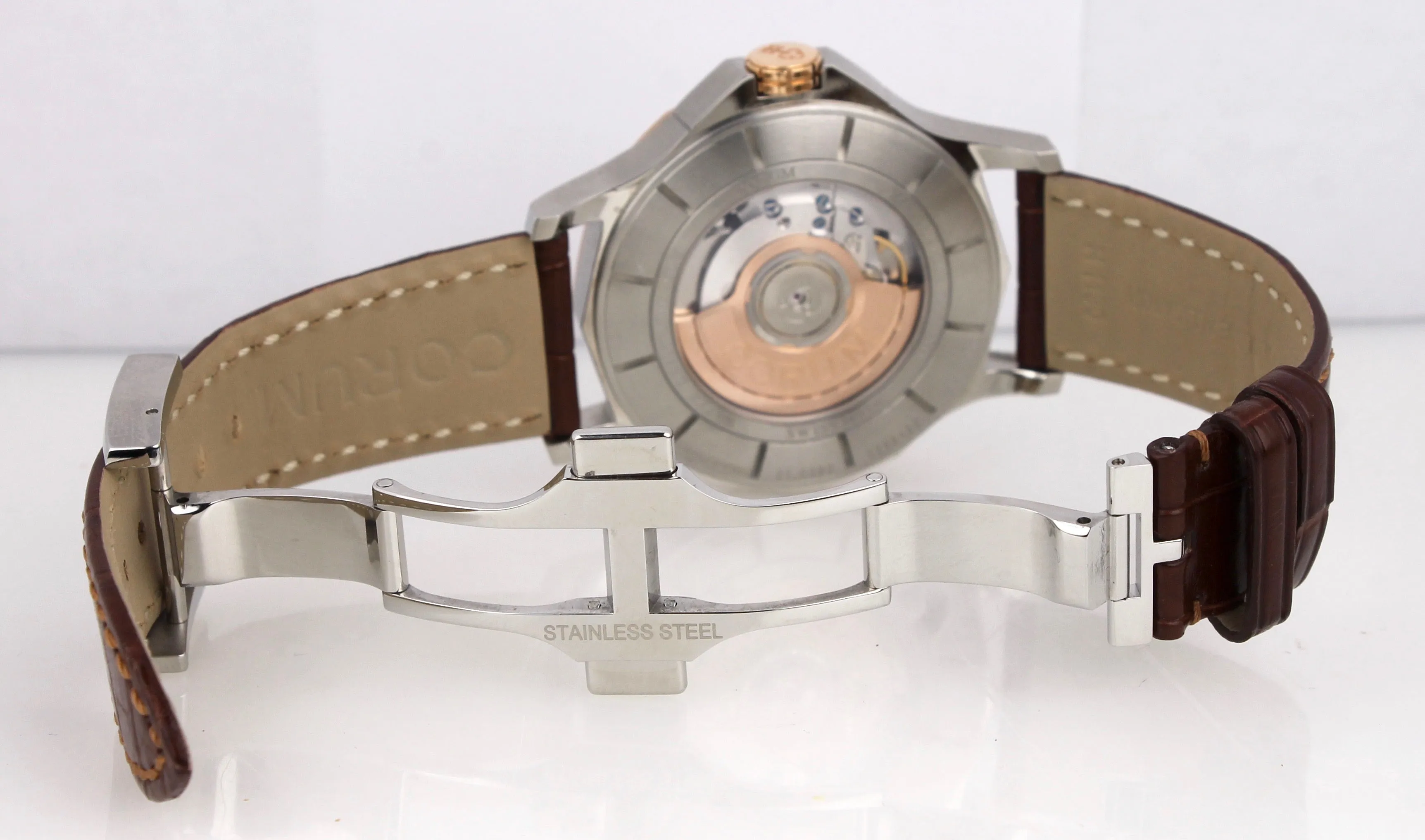 Corum Admiral's Cup Legend 42mm Two-Tone Rose Gold Watch 395.101.24/0F62 FH11