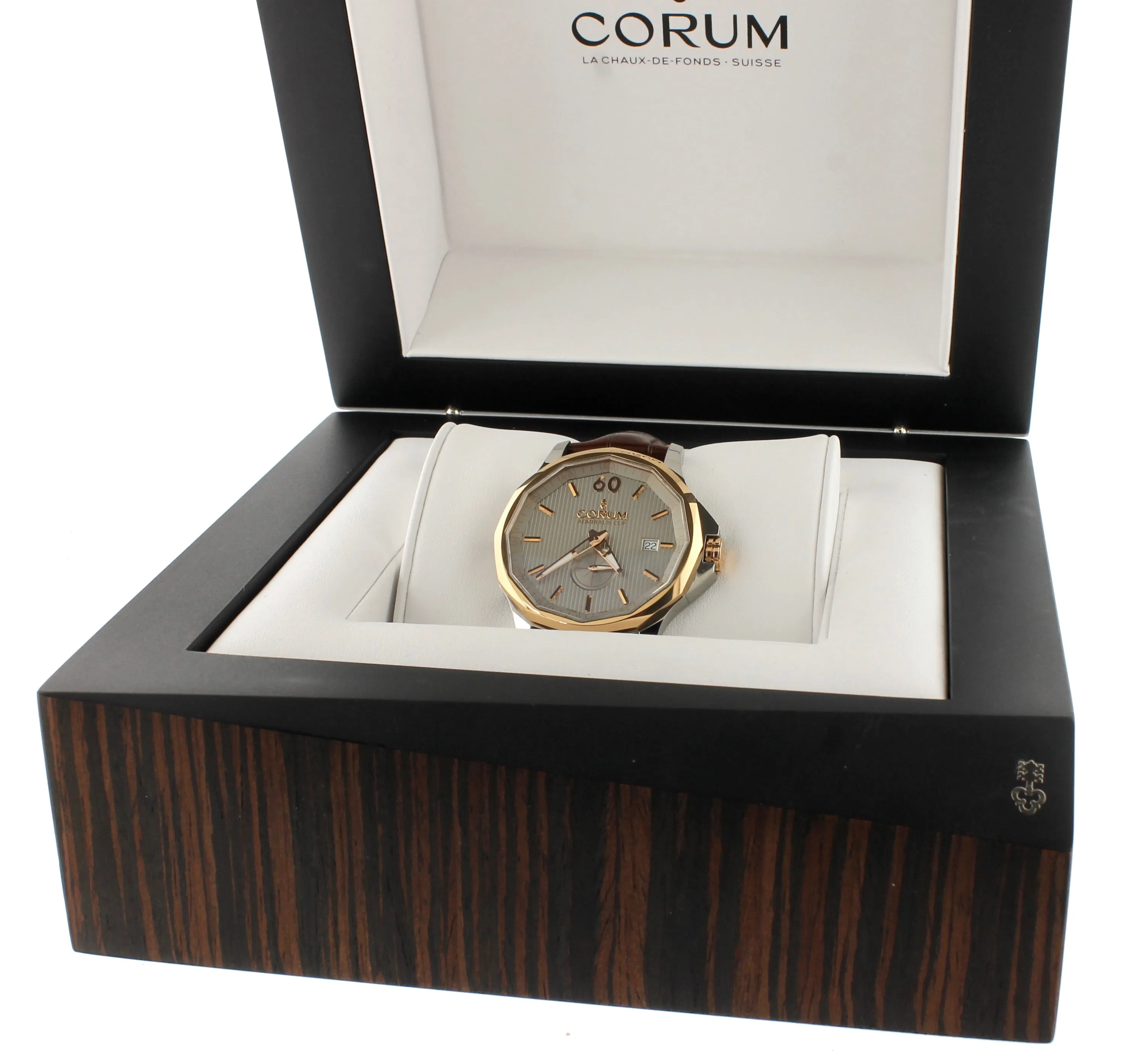 Corum Admiral's Cup Legend 42mm Two-Tone Rose Gold Watch 395.101.24/0F62 FH11