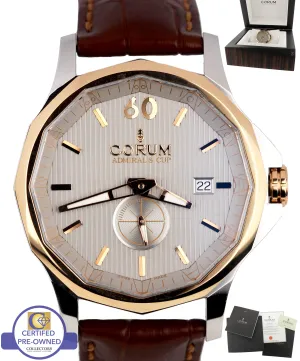 Corum Admiral's Cup Legend 42mm Two-Tone Rose Gold Watch 395.101.24/0F62 FH11