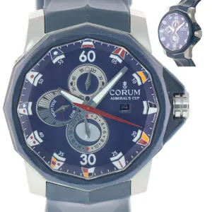 Corum Admiral's Cup Seafender Tides 48 Titanium 48mm Date Blue 01.0005 Watch