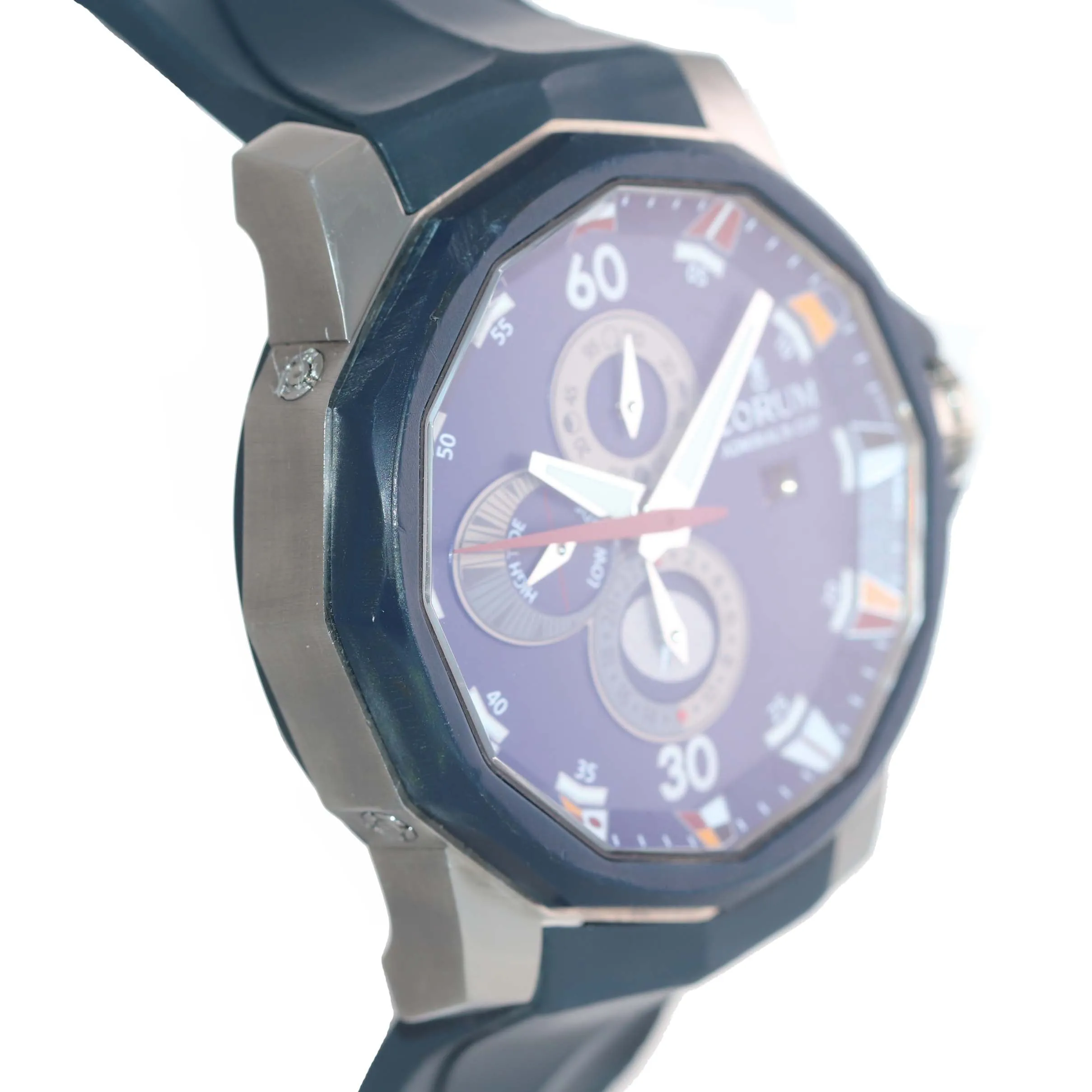 Corum Admiral's Cup Seafender Tides 48 Titanium 48mm Date Blue 01.0005 Watch