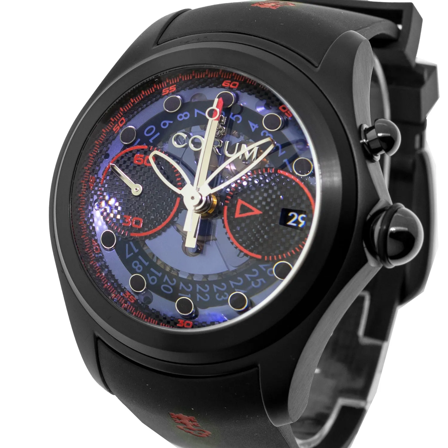 Corum Bubble 52mm Titanium Blue Dial L261/03309 Limited Edition