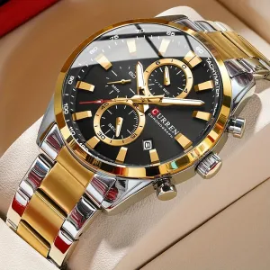 CURREN Business Chronograph Steel Watch