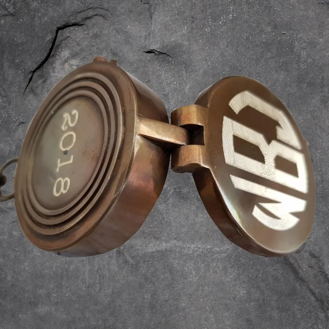 Custom Compass Gift for Son, Personalized Working Compass for Grandson