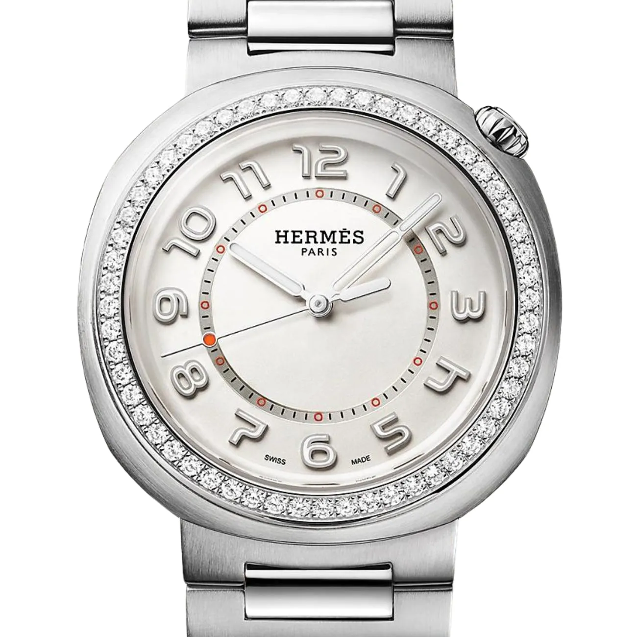 CUT - DIAMOND SET LARGE WATCH