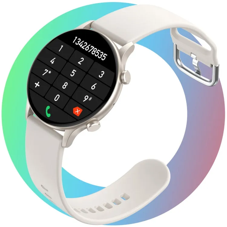 CY19 1.32 inch AMOLED Screen Silicone Strap Smart Watch, Blood Oxygen/Blood Pressure/Heart Rate(Black)