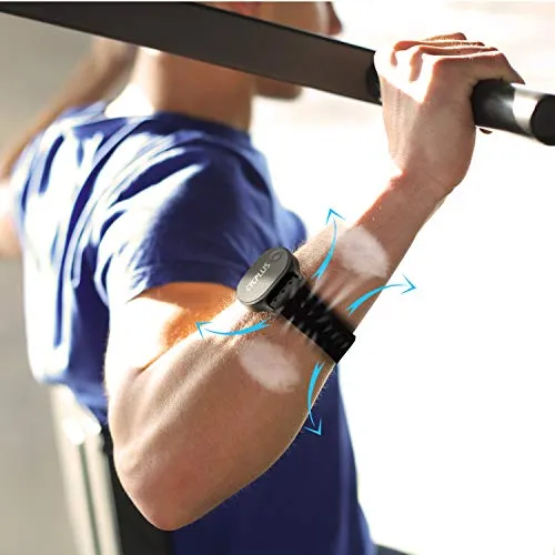 CYCPLUS Heart Rate Monitor Armband Waterproof Heart Rate Sensor for Men and Women, Bluetooth/ANT 