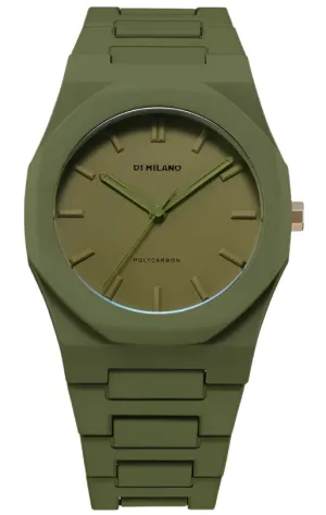 D1 Milano Polycarbon Military Green Watch