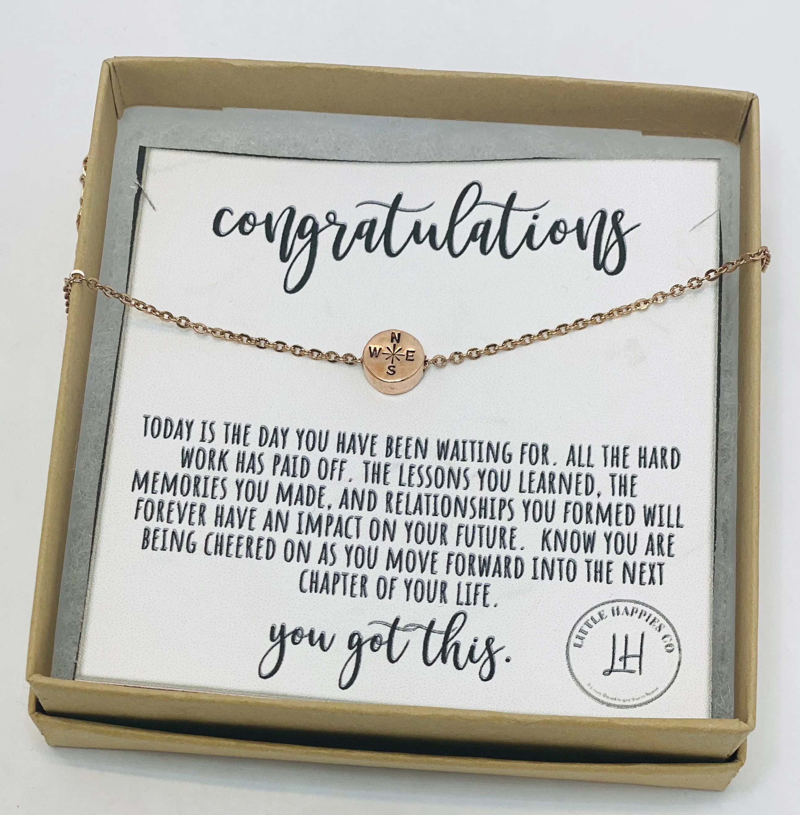 Dainty Compass Necklace, Christian Jewelry, graduation gift, gift for graduates, college graduation gift, high school, gift for graduate