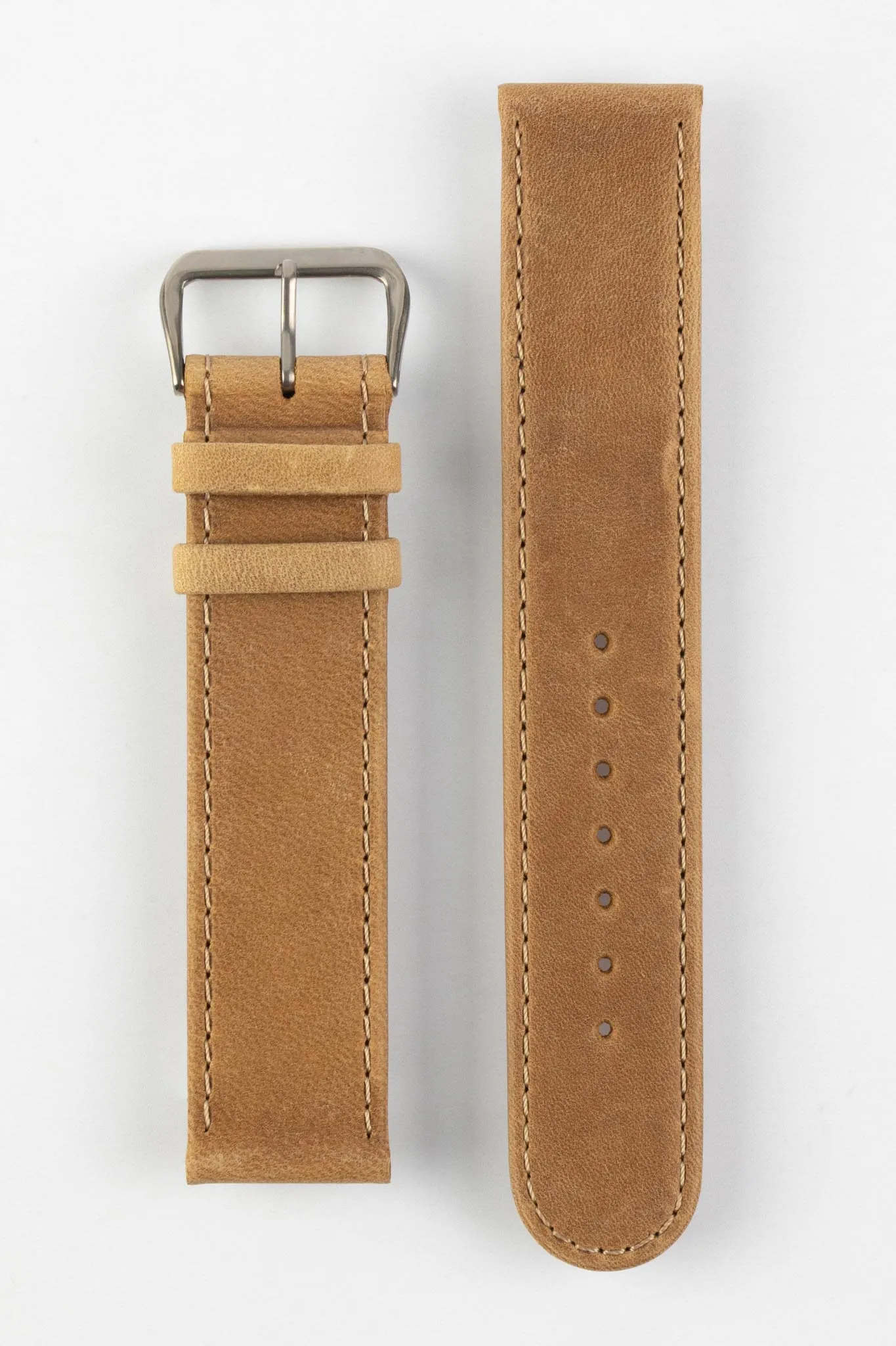 Di-Modell NATURAL Anti-Allergic Leather Watch Strap in HONEY