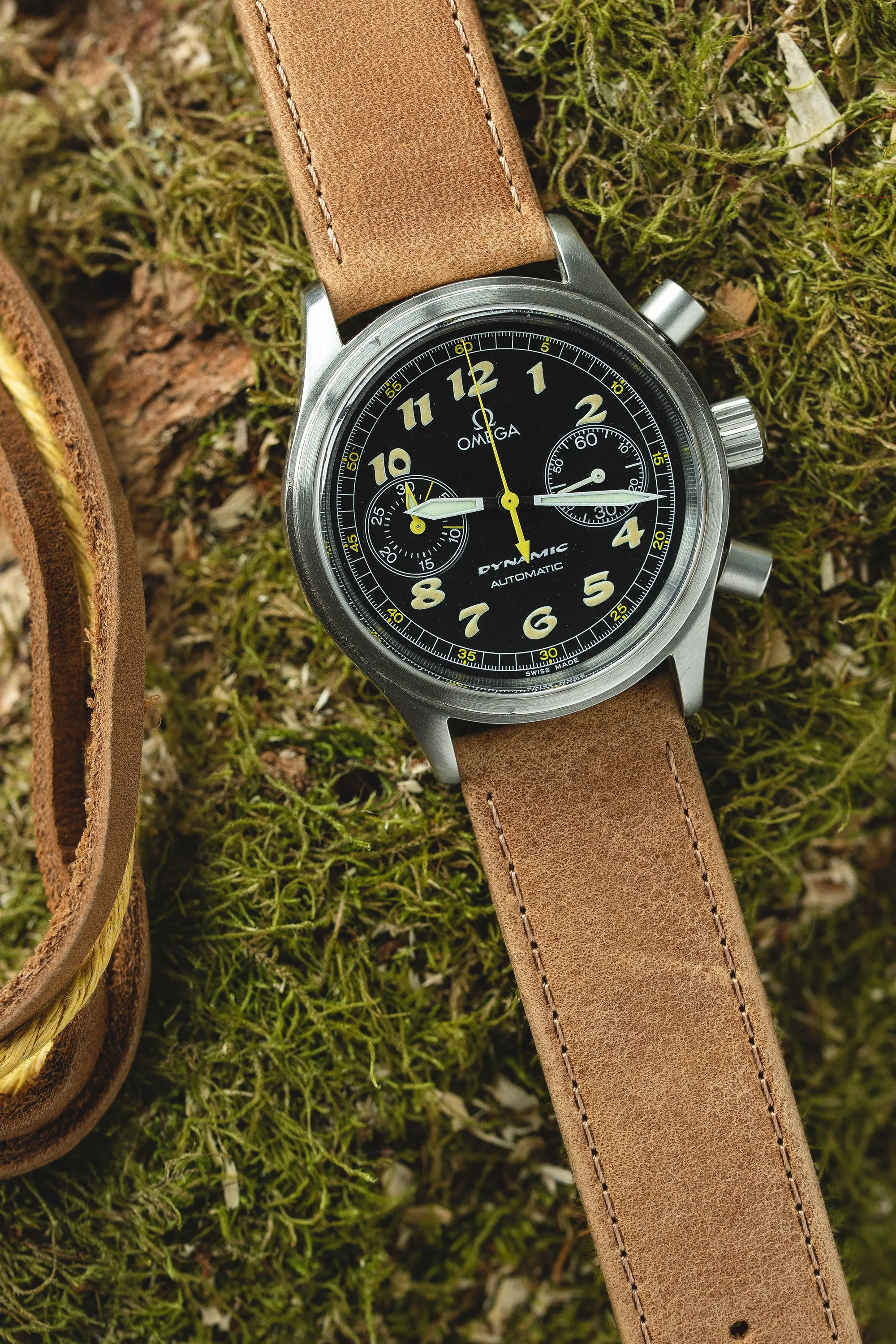 Di-Modell NATURAL Anti-Allergic Leather Watch Strap in HONEY