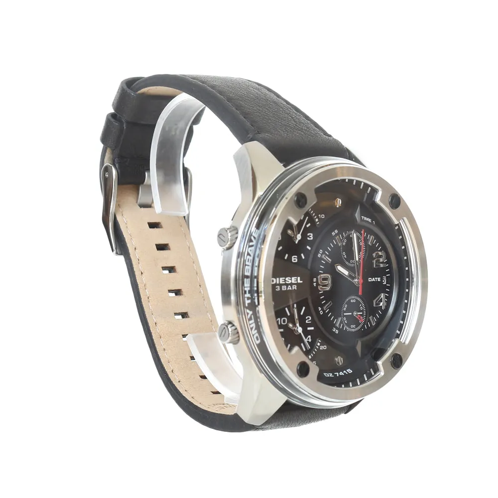 Diesel Men's Watch Chronograph 3 Time Zone