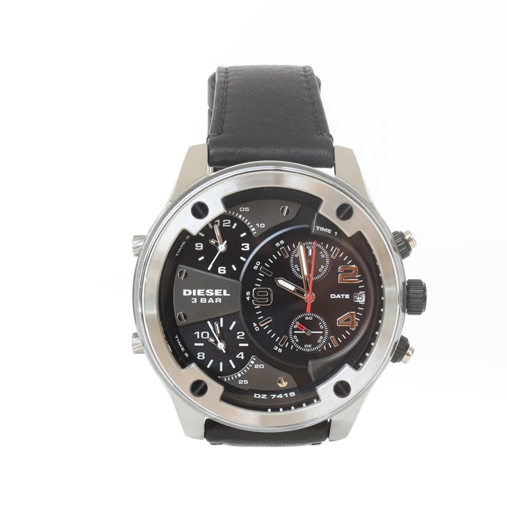 Diesel Men's Watch Chronograph 3 Time Zone