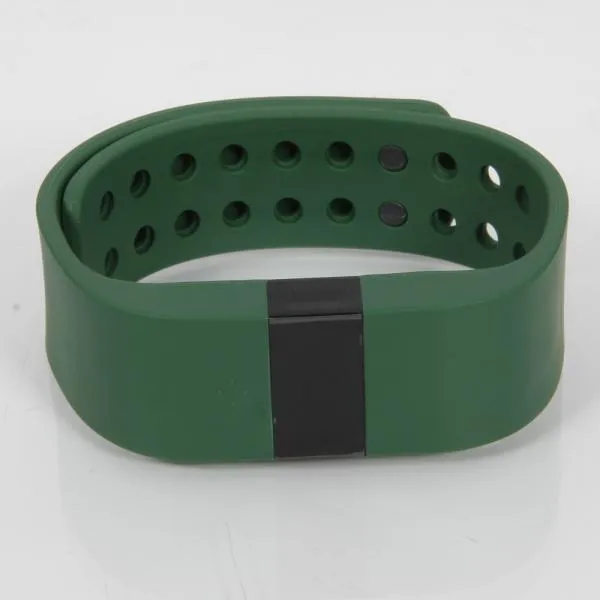 DiGiCare ERI LED Real Time Display Update Waterproof Bluetooth Wrist Watch Wireless Smart Bracelet Army Green
