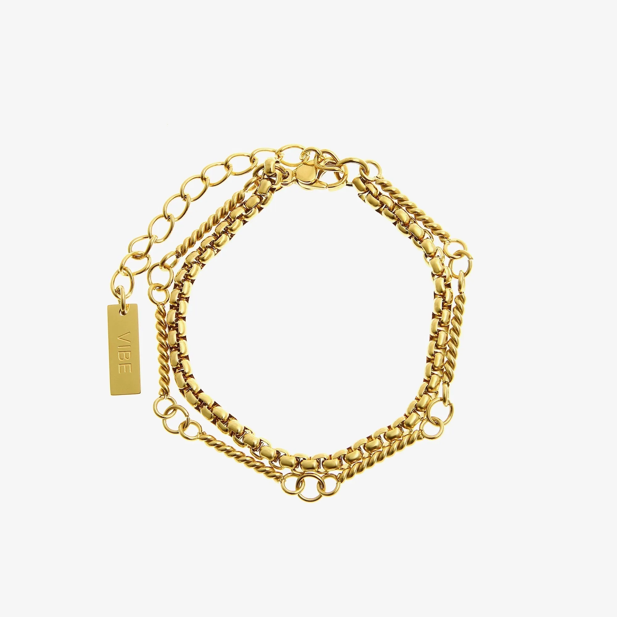 Double-Layer Titanium Bracelet