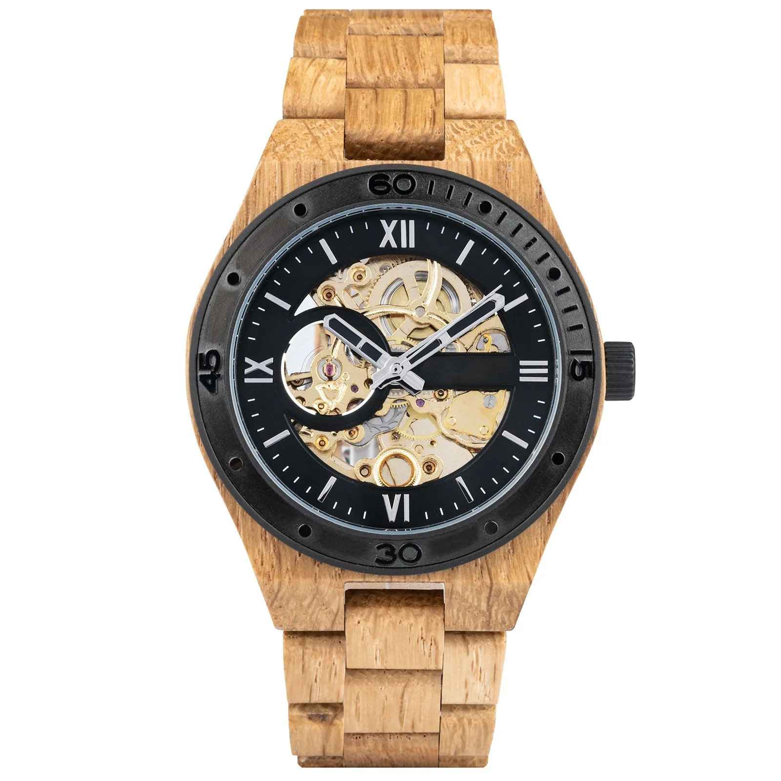 EBONOAK - Men Wood Watch Automatic Mechanical