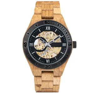 EBONOAK - Men Wood Watch Automatic Mechanical