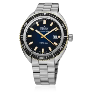 EDOX SWISS MADE  80128-3NBM-NIB HYDRO-SUB DATE AUTOMATIC CHRONOMETER (LIMITED)