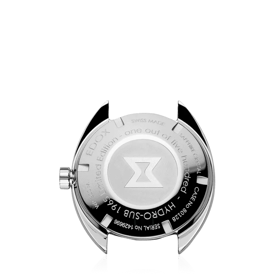EDOX SWISS MADE  80128-3NBM-NIB HYDRO-SUB DATE AUTOMATIC CHRONOMETER (LIMITED)
