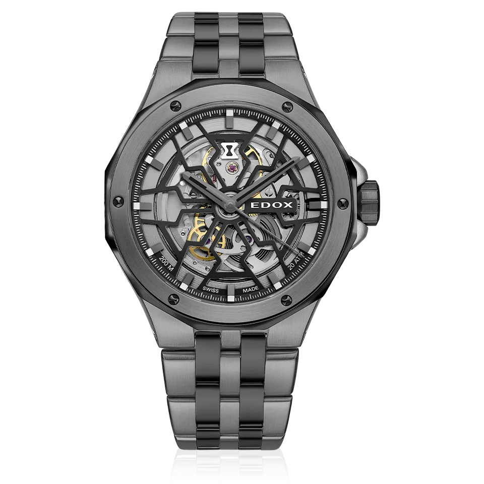 EDOX SWISS MADE 85303-357GNM-NGN DELFIN THE ORIGINAL MECANO AUTOMATIC
