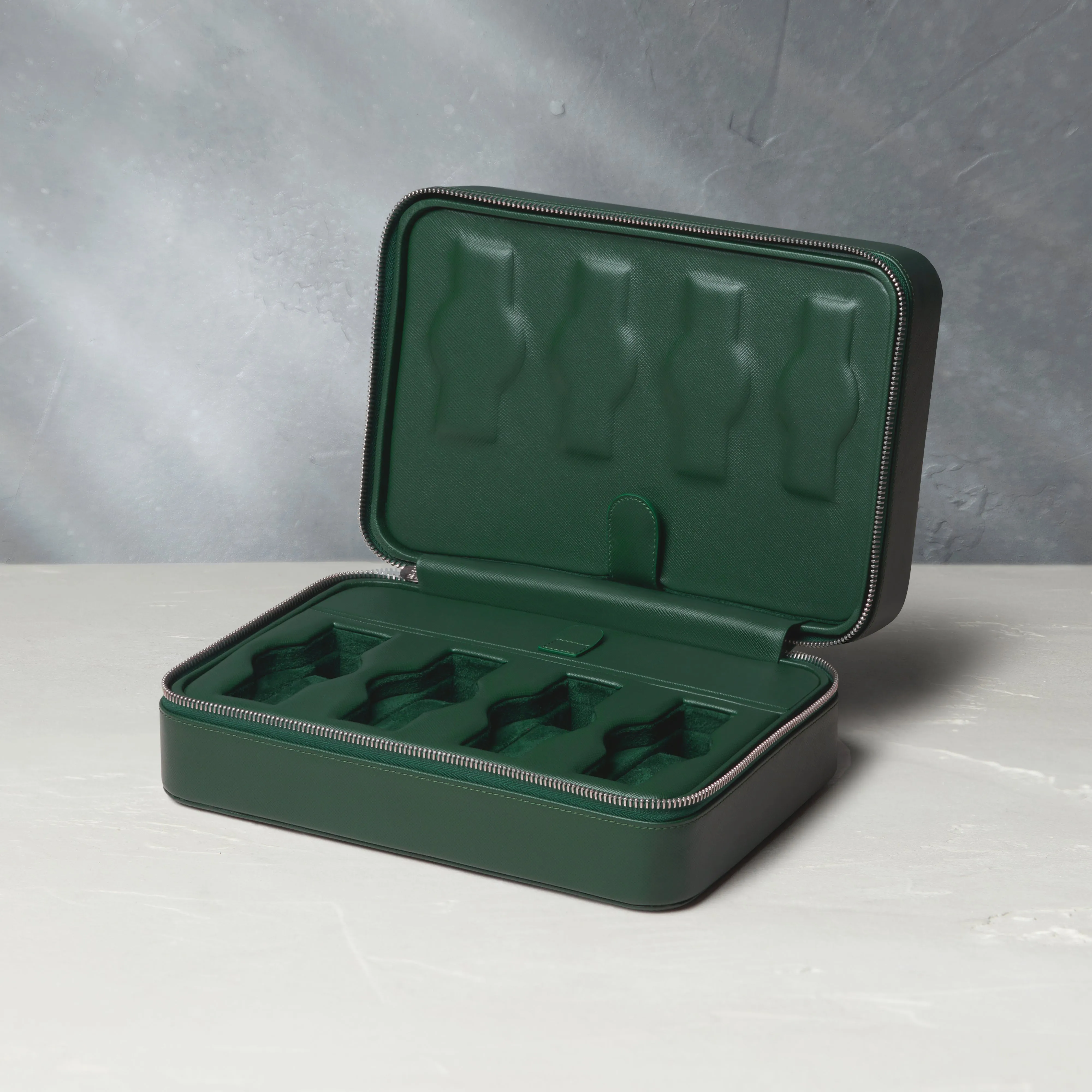 eight-watch box, saffiano