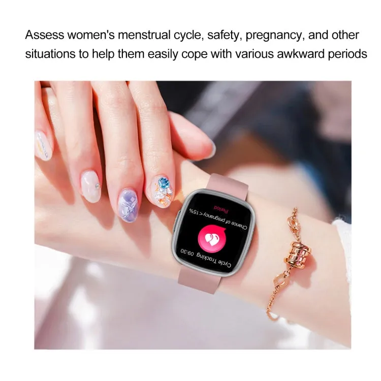 ET593 1.75 inch IPS Square Screen Smart Watch, ECG Electrocardiogram / Blood Sugar Monitoring(Blue)