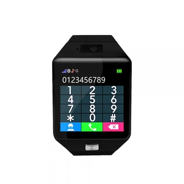 EU9 MTK6261D processor smart Bluetooth watch Sleep Tracker Pedometer Black