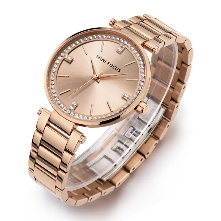Fashion diamond inlaid waterproof quartz women's Watch