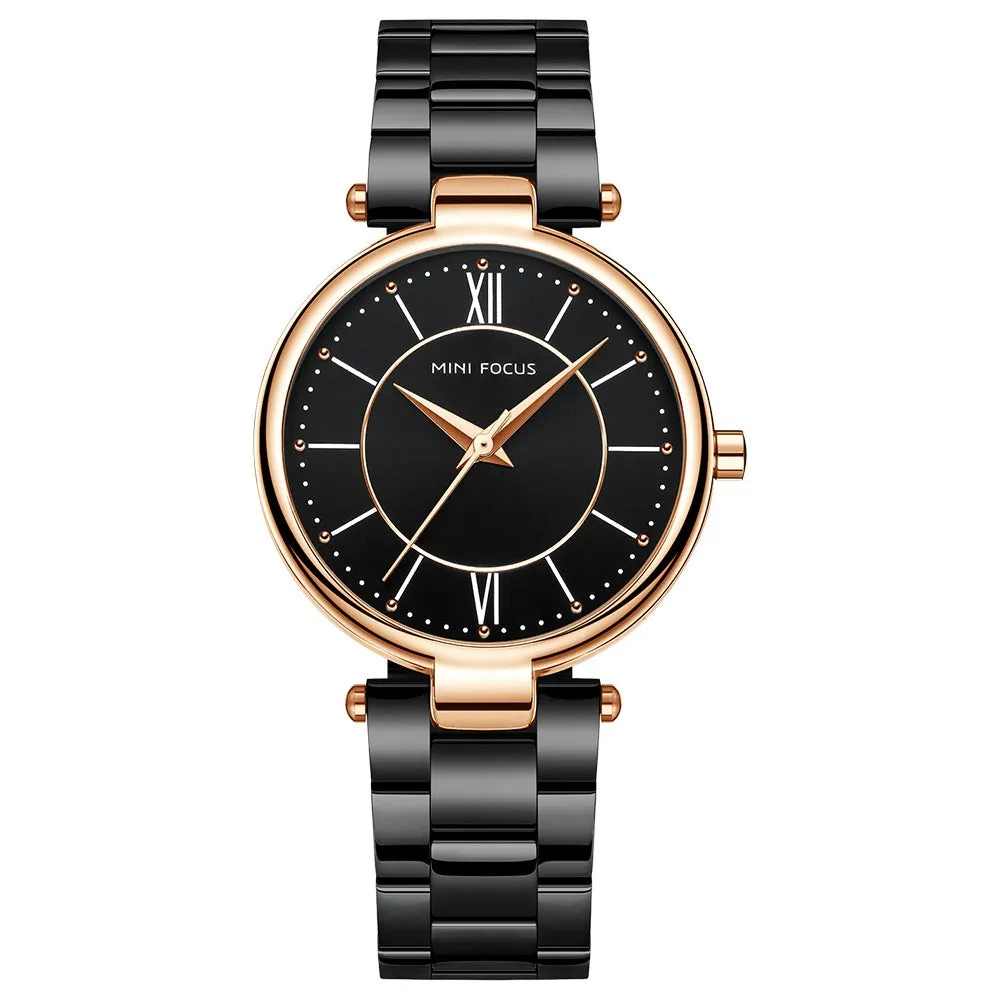 Fashion Japanese movement waterproof steel band ladies quartz watch