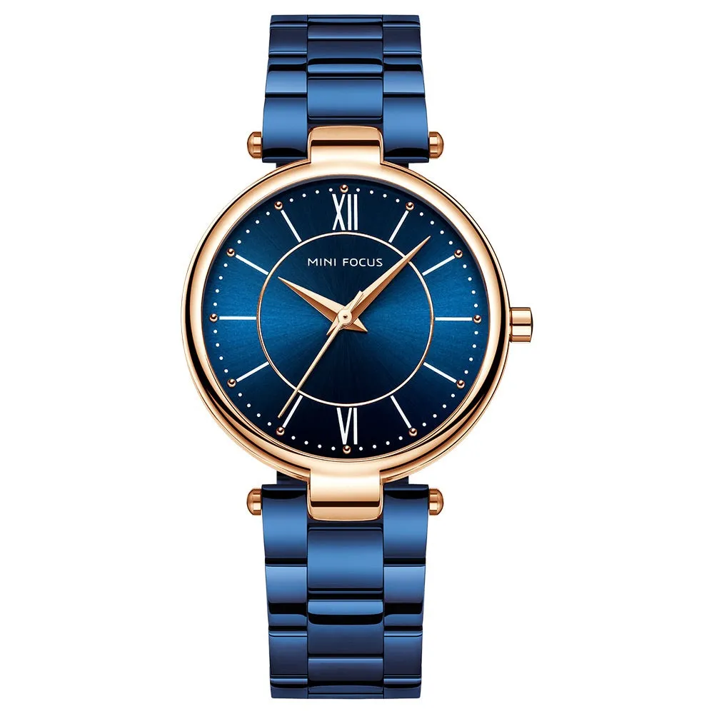 Fashion Japanese movement waterproof steel band ladies quartz watch
