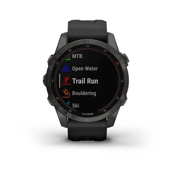 Fenix 7S Sapphire Carbon Gray With Black Band