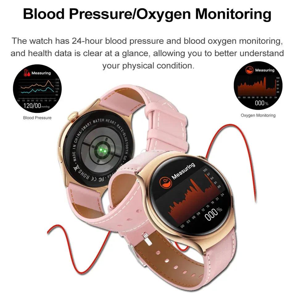 For Huawei GT4 Mini Smart Watch Woman Watch 4 AMOLED HD Screen Bluetooth Call GPS NFC Heart rate BloodSugar SmartWatch 2024 New