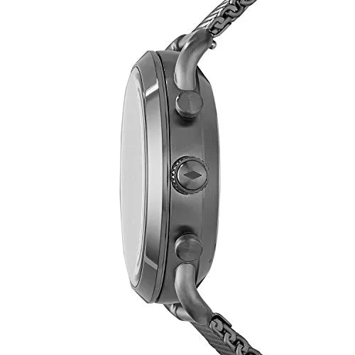 Fossil Hybrid Smartwatch - Q Commuter Smoke Stainless Steel FTW1161: Watches